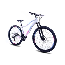 Bicicleta Aro 29 MTB Cripto 24 Marchas Alumínio Freio Disco c/Suspensão
