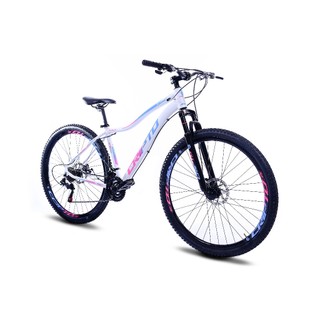 Bicicleta Aro 29 MTB Cripto 24 Marchas Alumínio Freio Disco c/Suspensão