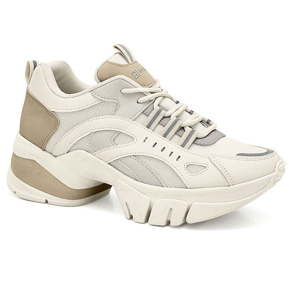 Tênis Feminino Ramarim Plataforma Confortável Chunky Solado Alto Casual Estiloso Macio Original