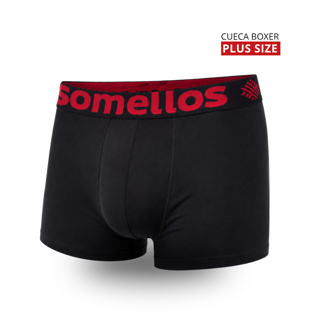 Kit Cueca Boxer Masculina Plus Size EXG1 ou EXG2   Microfibra Confortável
