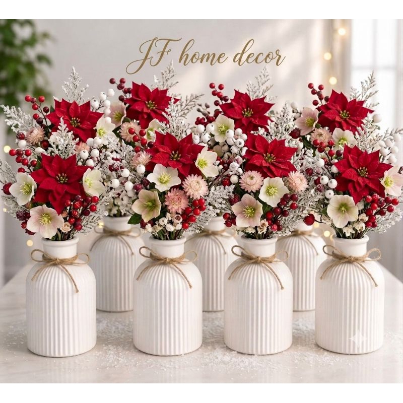 Kit 20 garrafinha 9*7de gesso de centro de mesa para casamento chá revelação aniversário e decoração