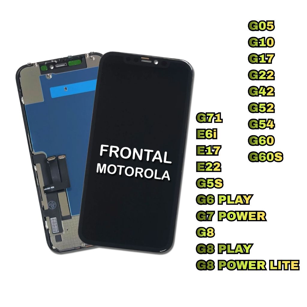 Tela Frontal Touch Display Motorola Linha Moto G / Linha Moto E
