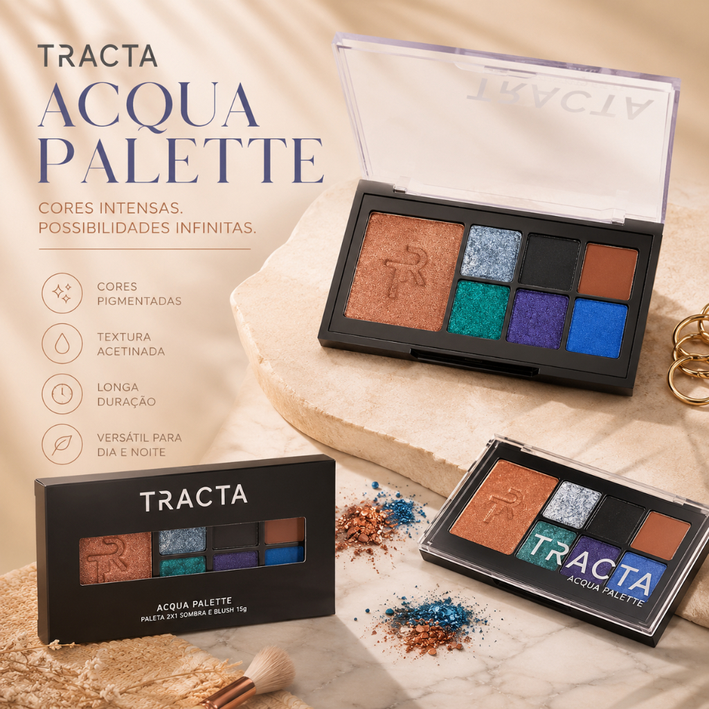 Palette Acqua Tracta  2X1 Sombra&Blush