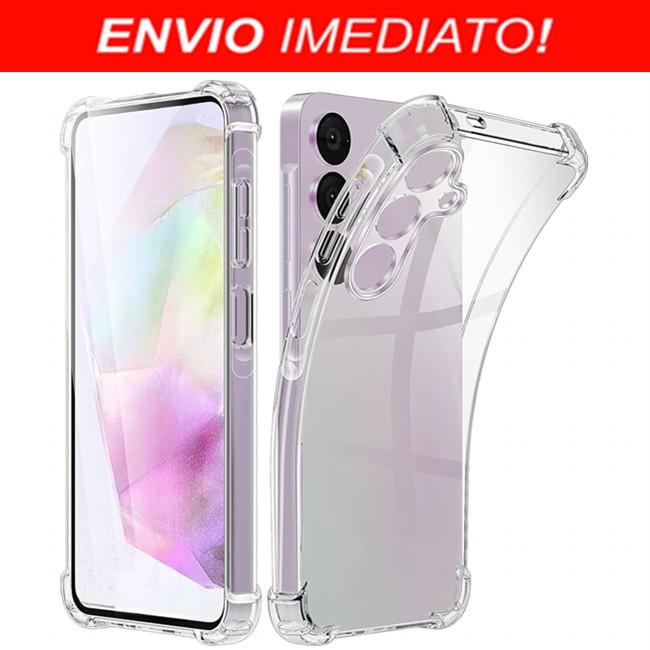 Capinha Silicone Transparente Anti Impacto Samsung J4PLUS/J5prime/J7prime/S20/S20PLUS S24 S24FE S24PLUS S24ULTRA S25 S25