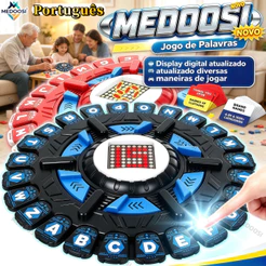 MEDOOSI [Português] Tapple com Display Digital | Jogo Tabuleiro de Palavras Rápido e Interativo para Família​ Brinquedos