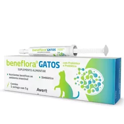 Suplemento Alimentar P/Gatos Beneflora 5g Probiótico Avert