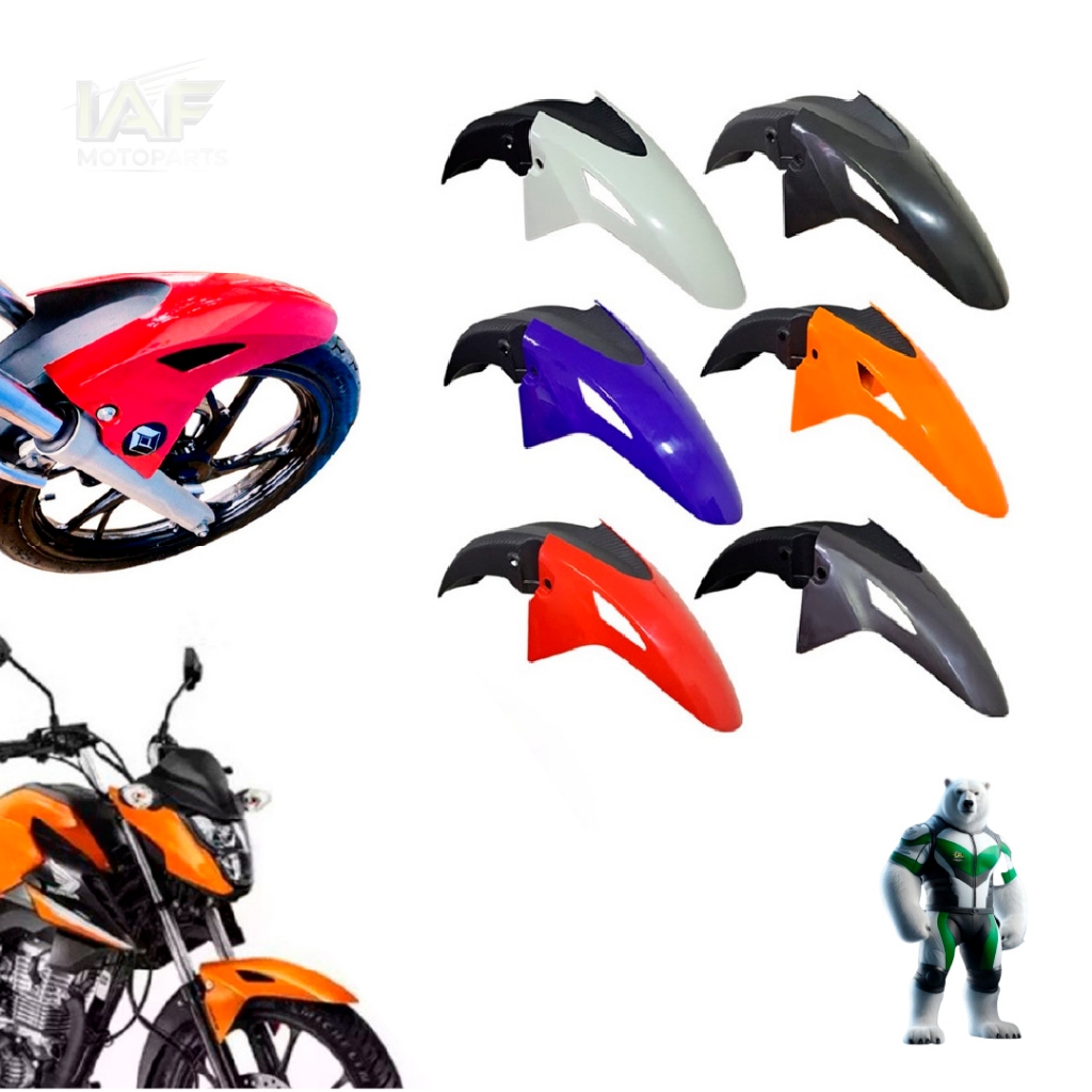Paralama CG 160 Dianteiro A + B Modelo 2025 Fan CG Titan Start 2014 ATÉ 2025 Cor