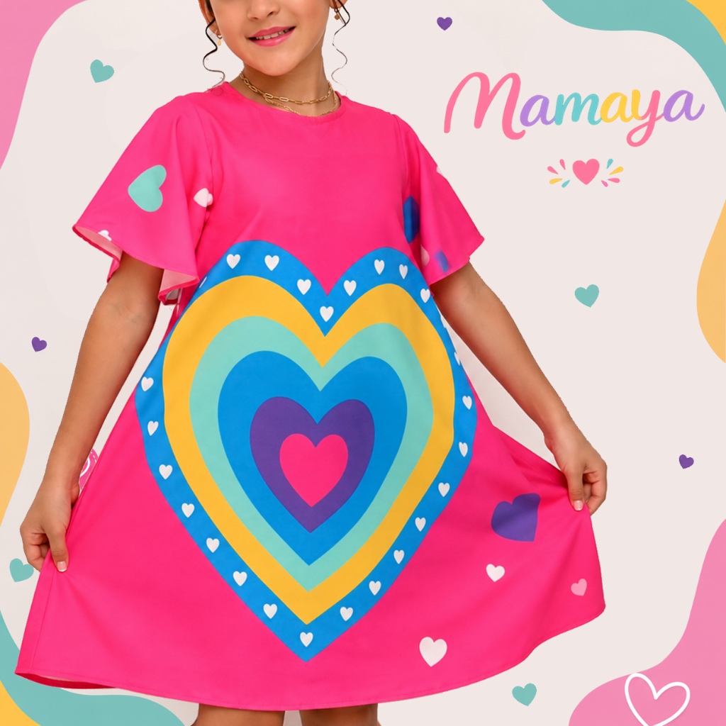 Vestido Infantil/Juvenil Menina Laço Estampado Colorido Luxo Delicado Premium Envio Rápido 4 a 12 Anos