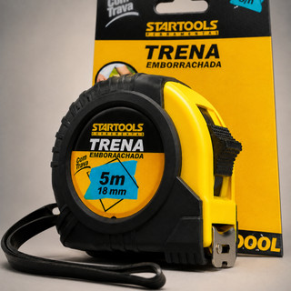 Trena Emborrachada Startools 5 Metros x 18 mm com Trava
