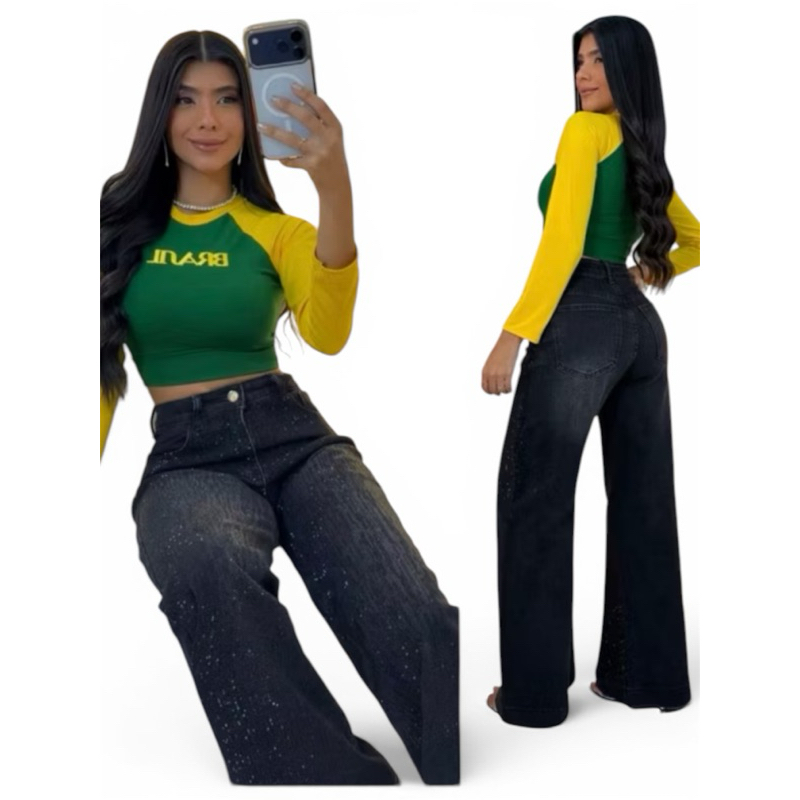 Cropped da Torcida da Seleção Brasileira