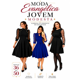 Vestido Plus Size Moda Evangélica Gospel Jovem Rodado Tule Godê manga princesa tula poá bolinhas estilo vestido boneca