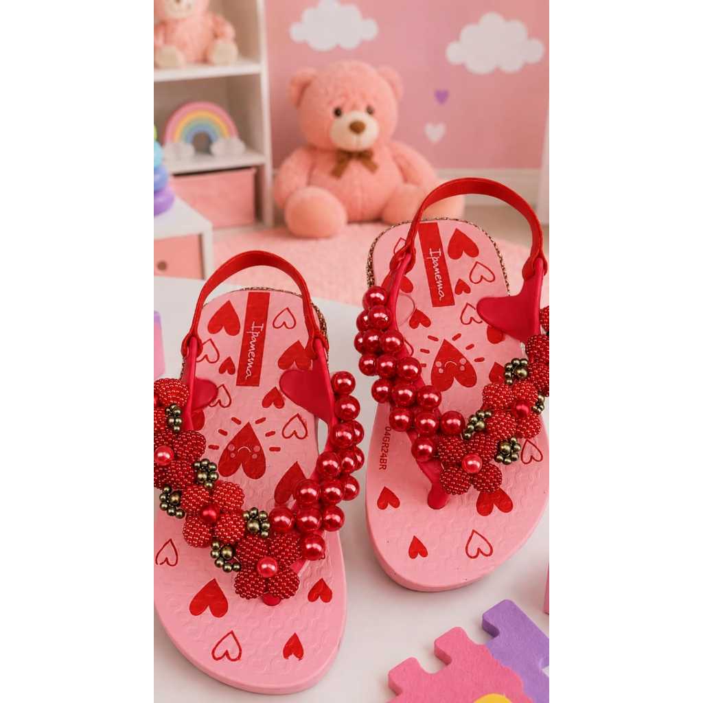 CHINELO BABY INFANTIL DECORADO MENINO E MENINA, ANTI-DERRAPANTE SUPER MACIO E CONFORTAVEL PARA OS PRIMEIROS PASSOS