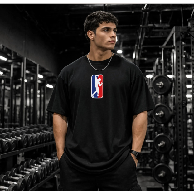 Camiseta Basquete Streetwear Masculina Premium Estampada Algodão Unissex Casual Oversized 100% Algod