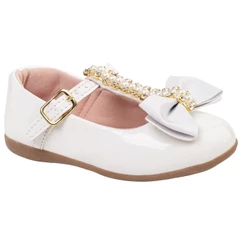Sapatilha infantil Meninas Sapatinho fofo delicado batizado infantil meninas , Confortável , macio