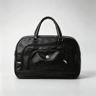 Mala de Viagem Grande em Couro Sintético Impermeável, Resistente e Elegante, Bolsa Masculina e Feminina com Alça Reforça