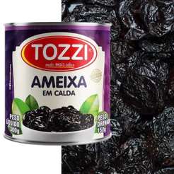Ameixa Em Calda Pasteurizado Em Conserva Lata 150g Tozzi