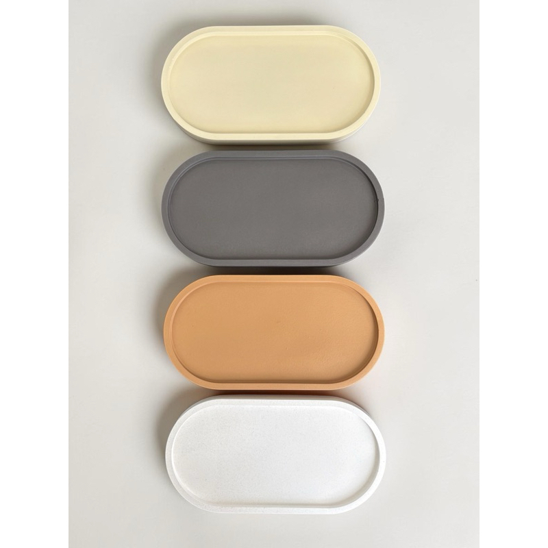 Bandeja Gesso Oval, Bandeja decorativa