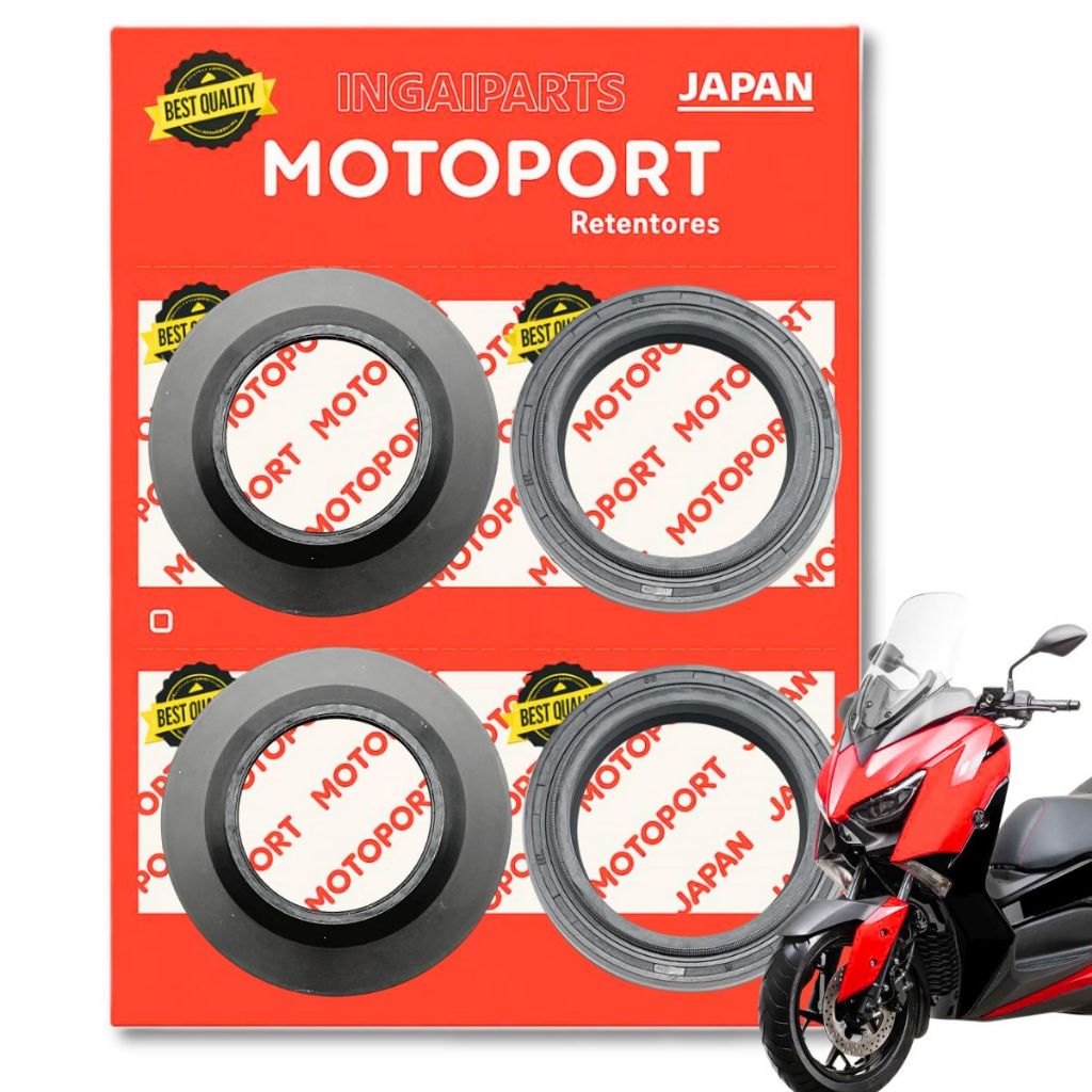 Kit Retentor da Bengala + Guarda Pó Crosser 150 / Xmax 250 / Yzf R15