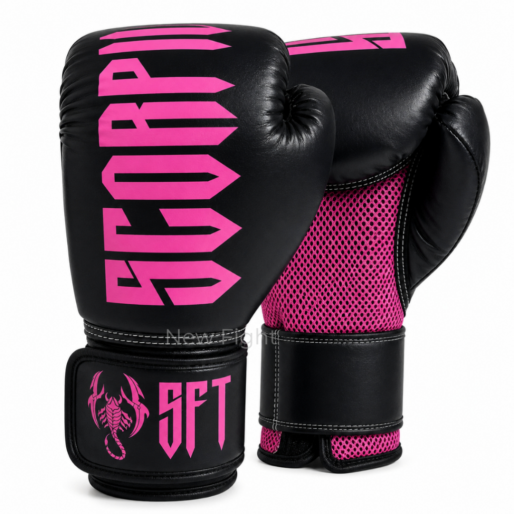 Luva de Boxe Muay Thai Kingboxing Treino Competição 10oz 12oz 14oz