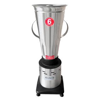 Liquidificador Alta Rotação 6 Litros 1200w Profissional Industrial Em Inox para Sucos Shakes Caldos