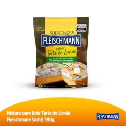 Fleischmann Mistura Para Bolo Cremoso Torta De Limão Sachê 390G