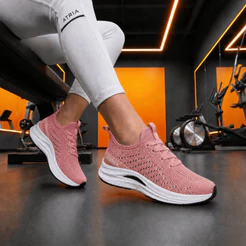 Tênis Feminino Atria Pulse Esportivo Casual Cabedal Respirável Solado Alto Flexível e Confortável