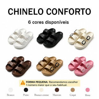 Chinelo Sandália Nuvem EVA Macio - Duas Tiras, Conforto e Flexibilidade Total para Lazer