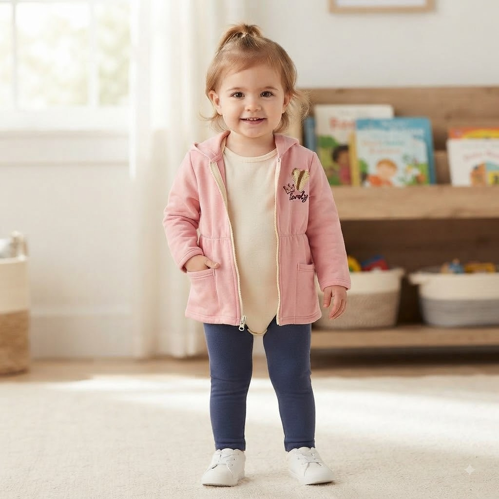 Blusa de frio / Casaco tricô / Conjunto Moletom Infantil menina 1/2 anos Brechó Bazar Usado