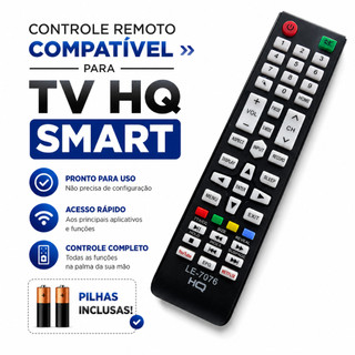 Controle Remoto para TV HQ Smart