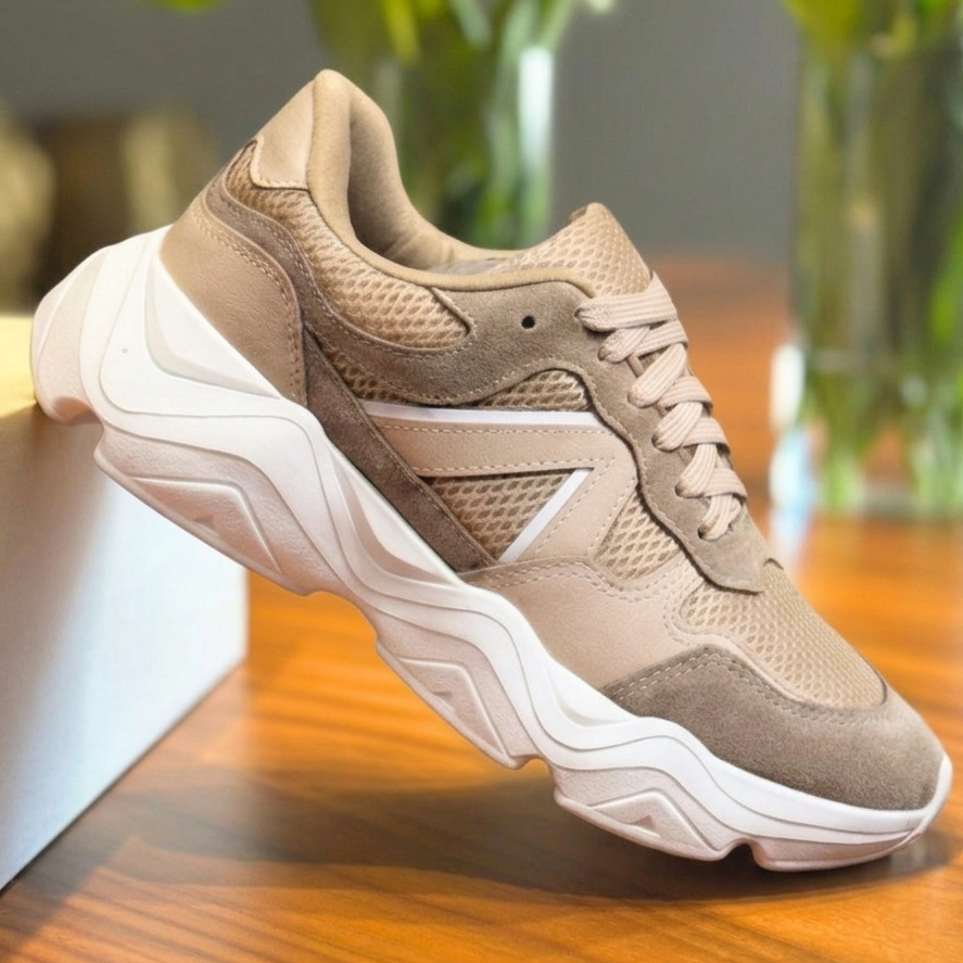 Tênis Feminino Original Academia Casual Estiloso Elegante Sapato Feminino Confortável para Passeio Trabalho