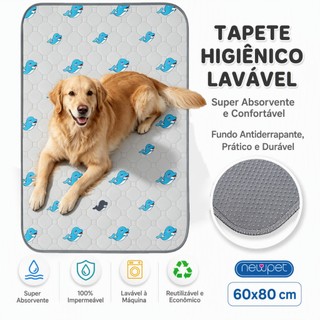 Newpet-600 Lavagens | Tapetes Higiênicos Laváveis Super Absorventes 60x80cm