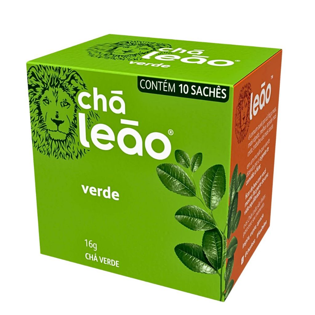 Chá Leão Verde 10 Sachês (16g) Chá Verde
