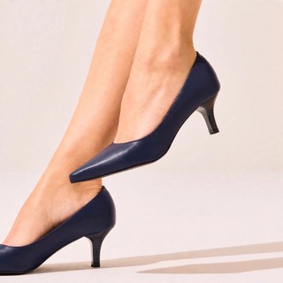 Scarpin Feminino Salto Médio Marinho