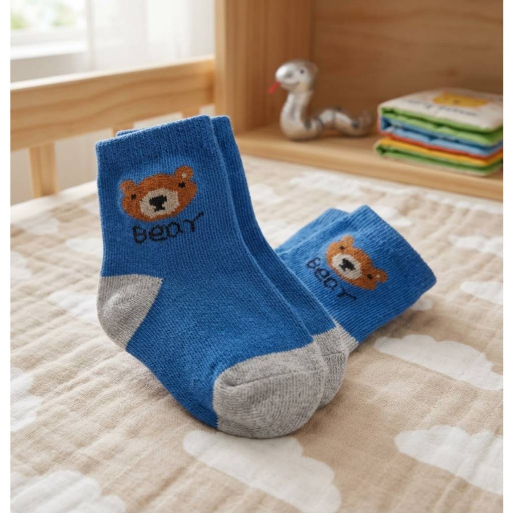 Kit 3 , 6 e 12 Pares de Meias Masculino e Femenina para Recém Nascidos e Bebê