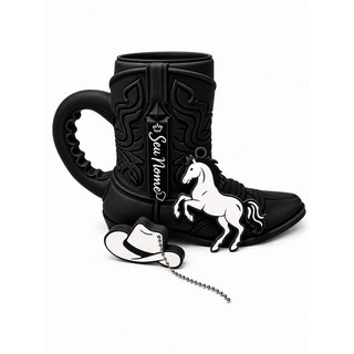 CANECA BOTA COUNTRY PERSONALIZADA – 350 ML