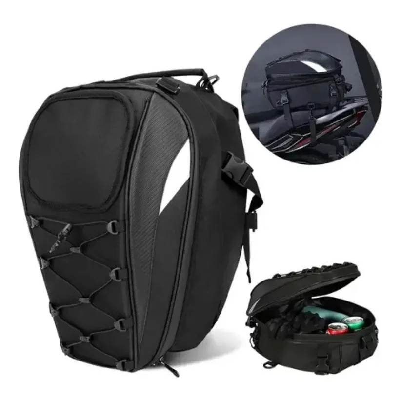 Mochila Baú Bagageiro Para Moto Impermeabilização 45 Litros