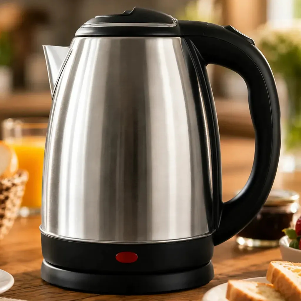 Chaleira Elétrica Inox 1,8L — Praticidade e Rapidez no Dia a Dia