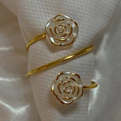 Anel Mesa Posta Argola Porta Guardanapos Natal Casamento