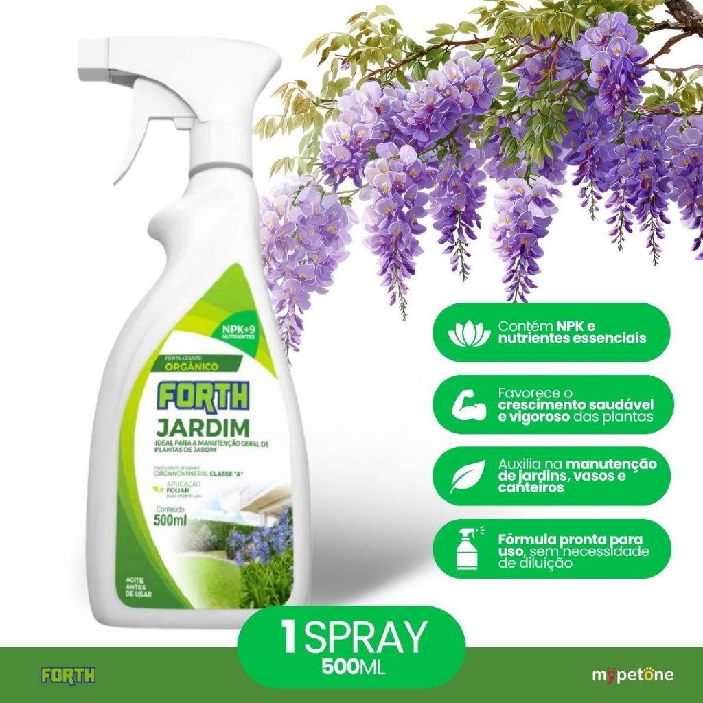 Forth Jardim 500ml - Fertilizante Adubo Orgânico