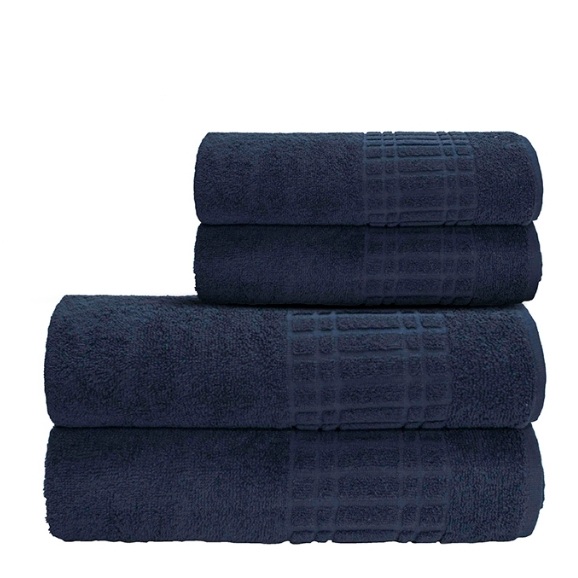 Jogo de Toalhas Camesa Loft 4 Peças 2 Toalhas Banho 2 Rosto 100% Algodão 400g Alta Absorção
