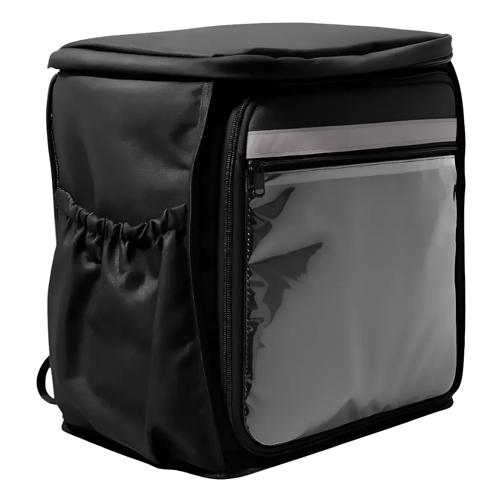 Mochila Bag Isobag Impermeável Térmica Entrega Motoboy Delivery Laminado 80L a 90L Sem Isopor Pizza