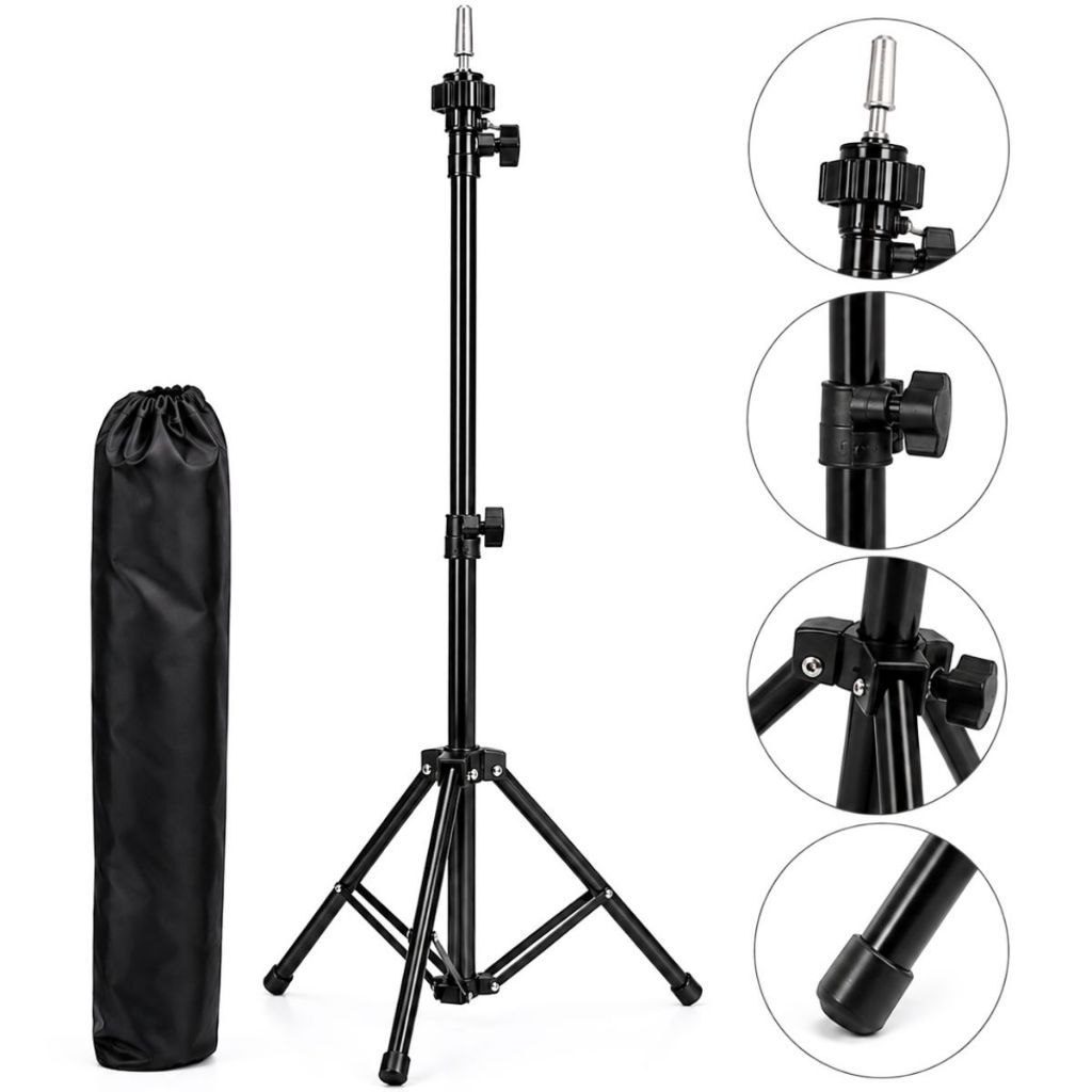 Tripé Para Cabeça De Boneca Treino Profissional Cabeleireiro suporte + Bolsa
