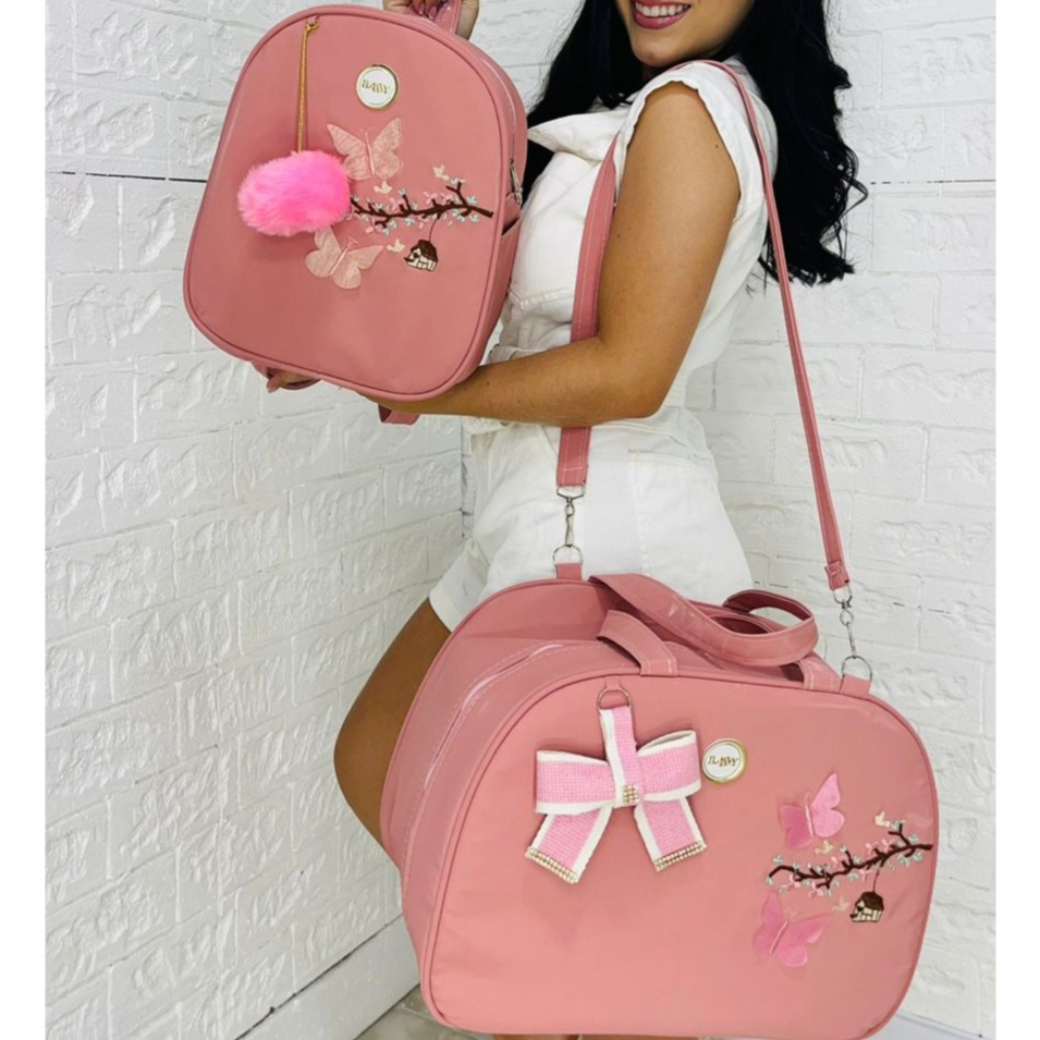 Bolsas maternidade 2 peças,Mala e mochila