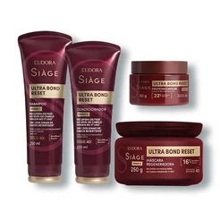 Combo Siage Ultra Bond Reset 4 Itens