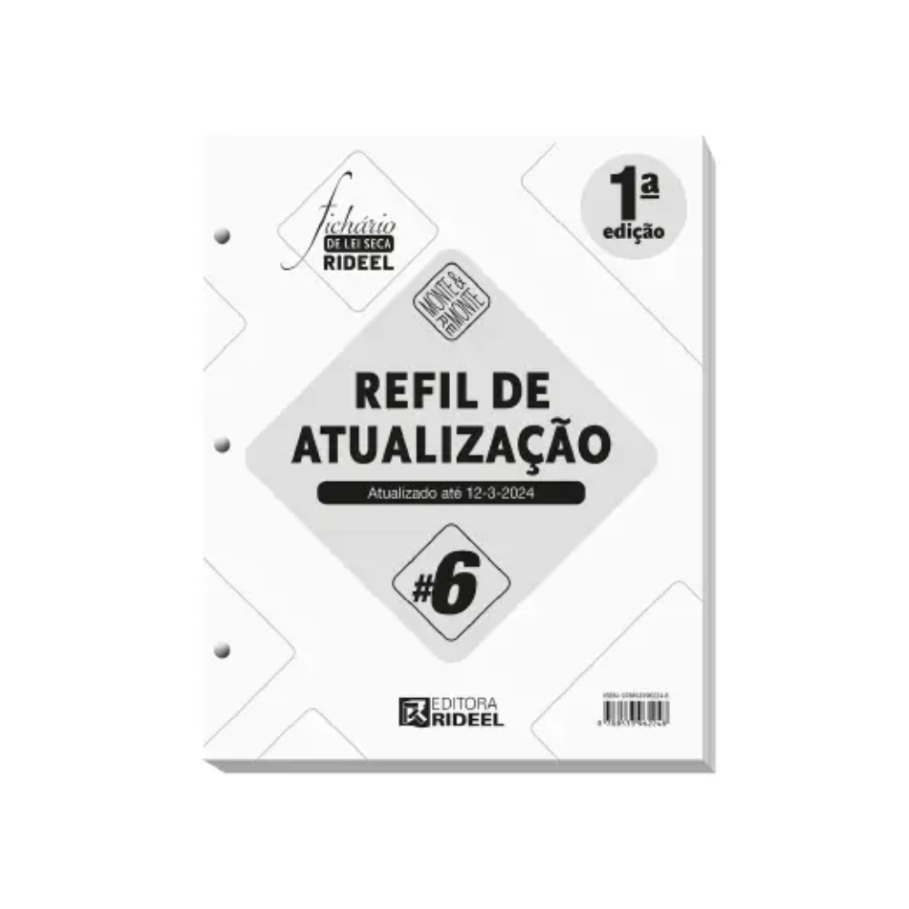 Refil de Atualização #6 - Fichário de Lei Seca Rideel – Monte & Remonte (Capa Laranja) · foto 2