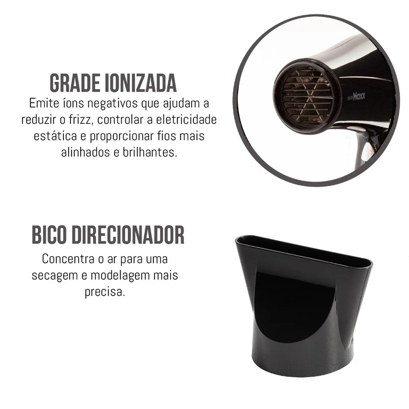 Secador de Cabelo Duo Maxx Lizz Pro 2000W Bivolt — foto 5