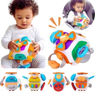 Brinquedo Interativo criança Cubo Sensorial Educativo 10 Em 1 Montessori Autismo TDAH