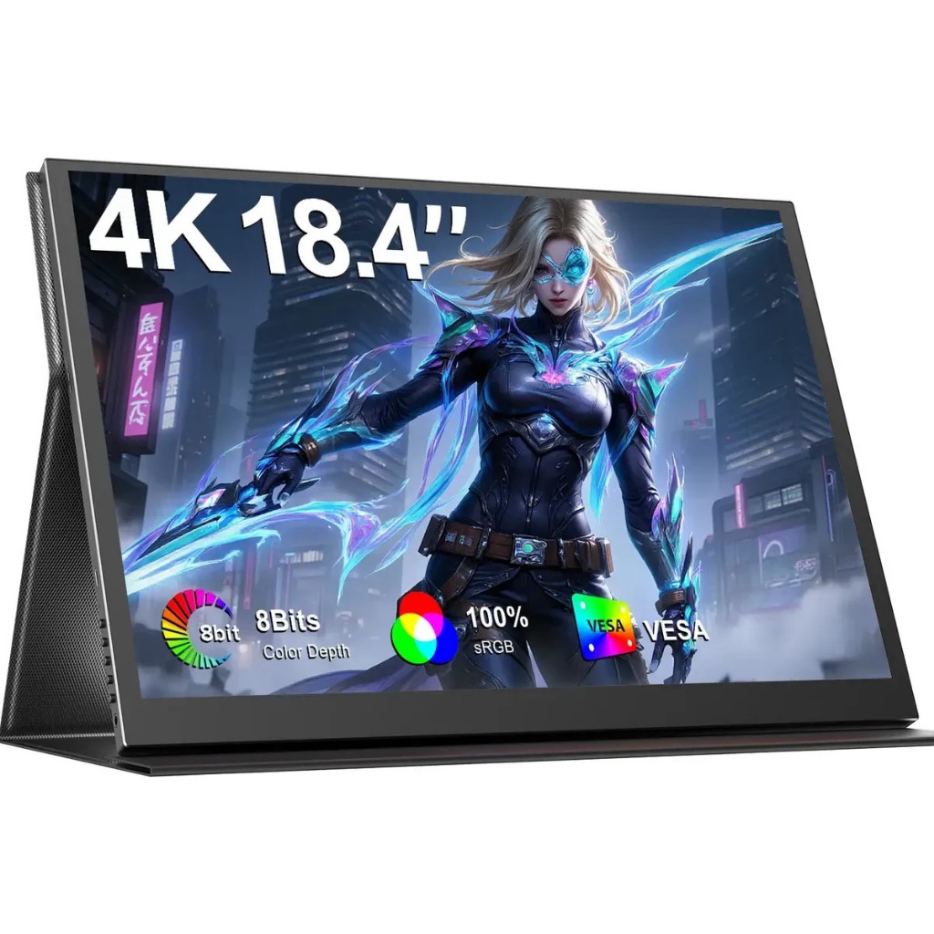 Monitor Gamer Portátil 18.4 4k Pc Laptop Tela Usb-c Hdmi