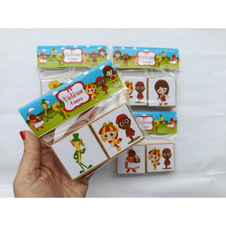Kit 10 15 20 30 Lembrancinha Jogo Da Memória MDF Sítio Do Picapau Amarelo Personalizado Festa Aniversário Infantil