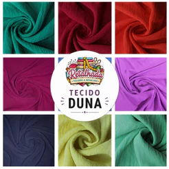 Tecido Crepe Duna Air Flow Várias Cores Perfeito Para Vestidos Roupas Blusas Camisas Duna Otima Qualidade
